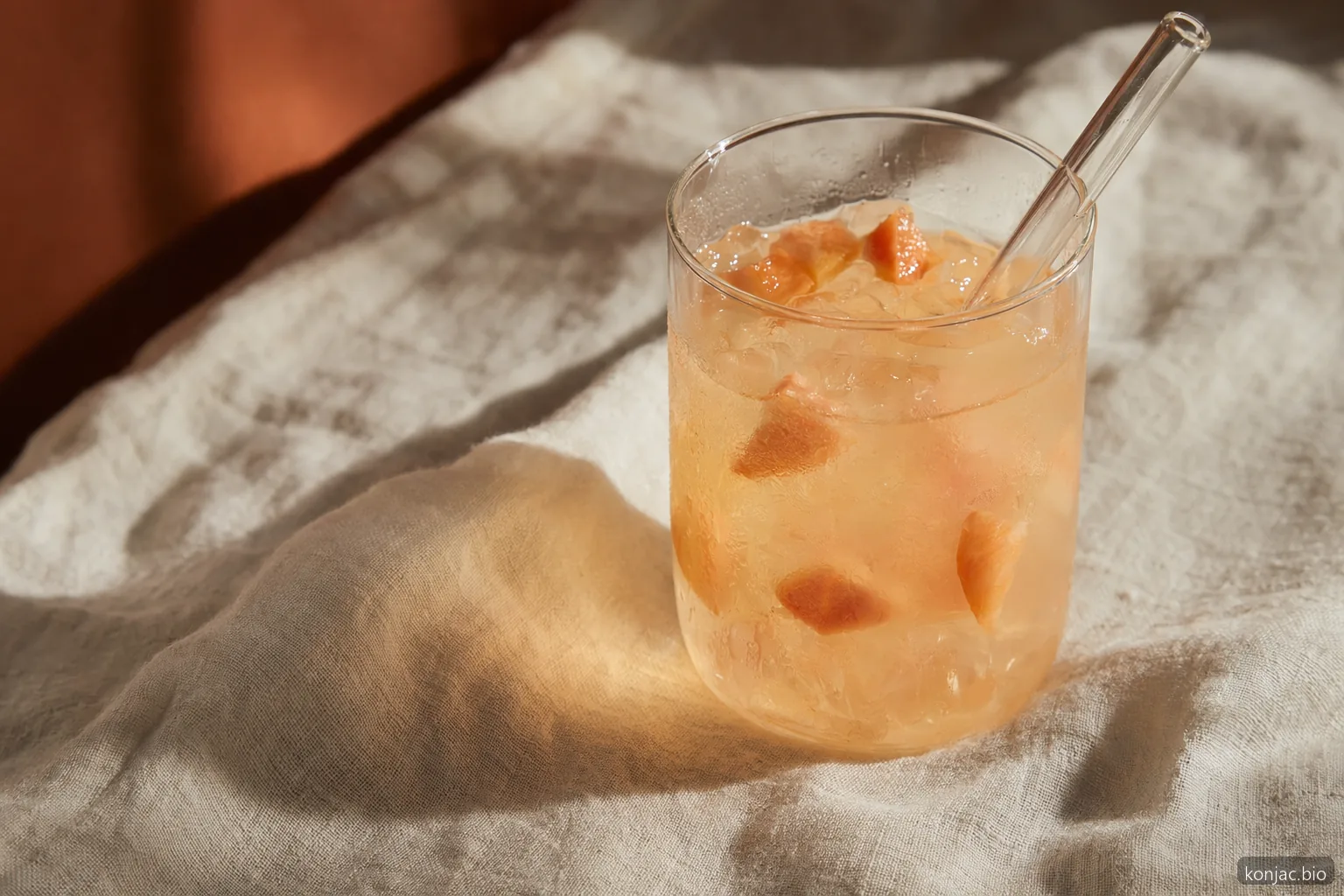 Drinkable konjac jelly pouch
