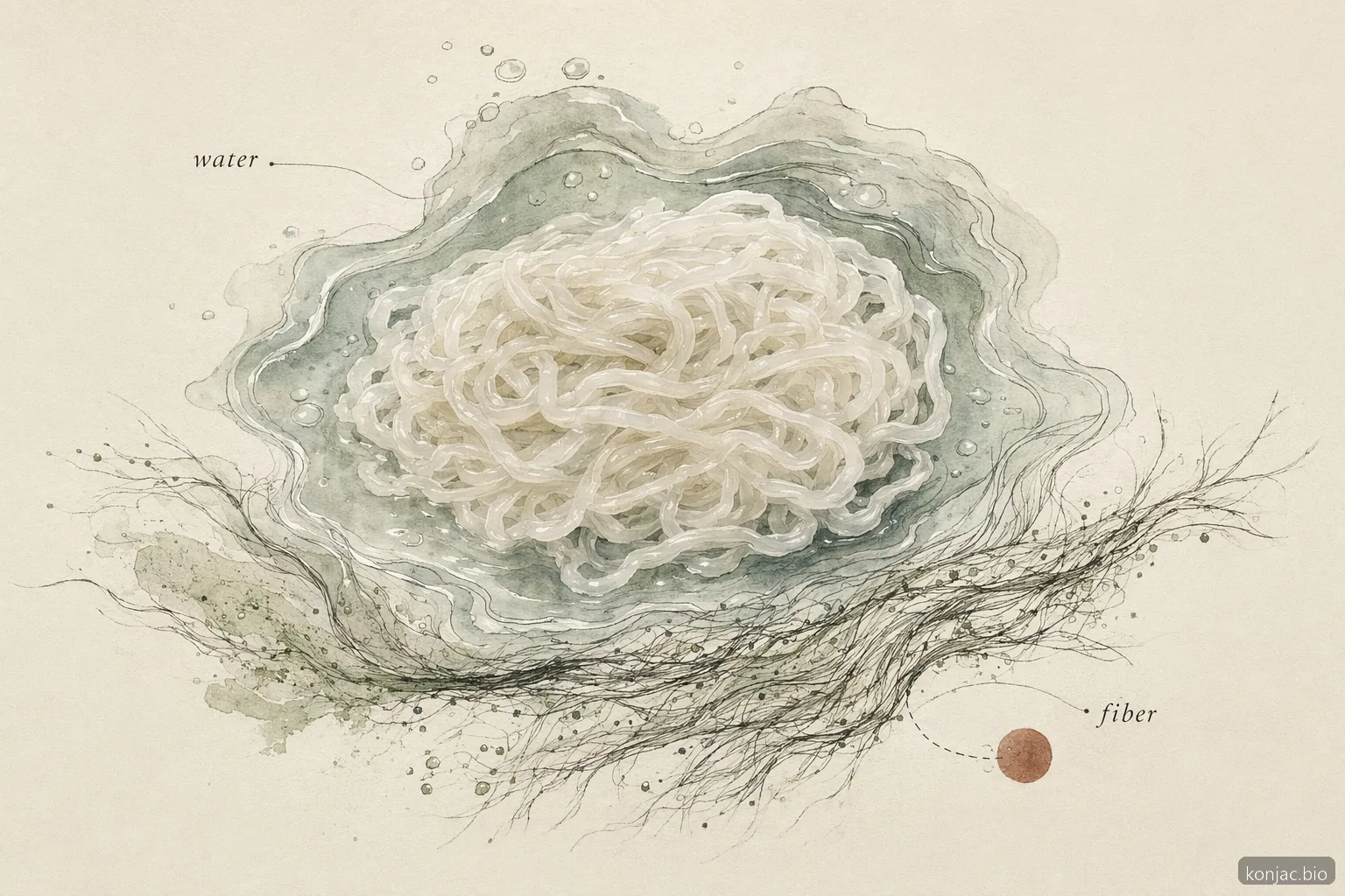 la composizione degli shirataki noodles keto è principalmente acqua e fibra di konjac, lasciando pochissimi carboidrati digeribili
