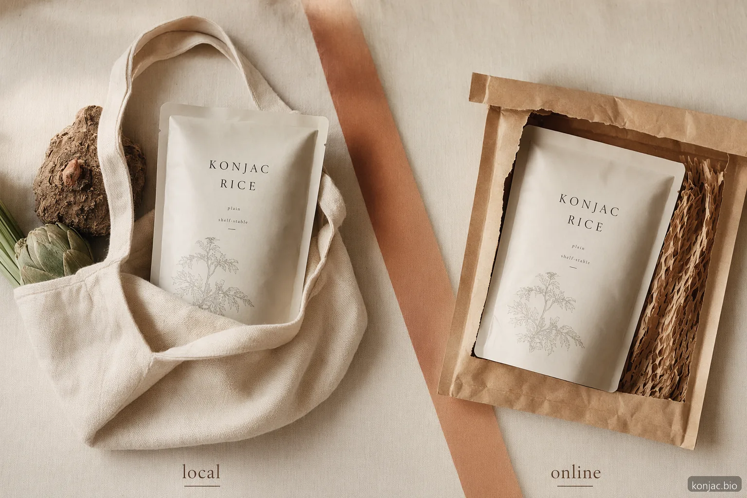 il riso konjac vicino a me può essere acquistato localmente o online; confronta freschezza, rapidità e dettagli della confezione prima di scegliere