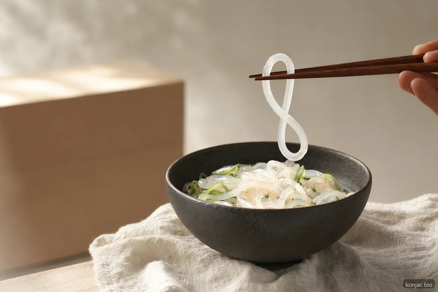 Konjac shirataki noodle bulk pack formats and pouches